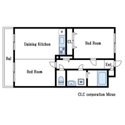 三愛西一之江マンションの物件間取画像